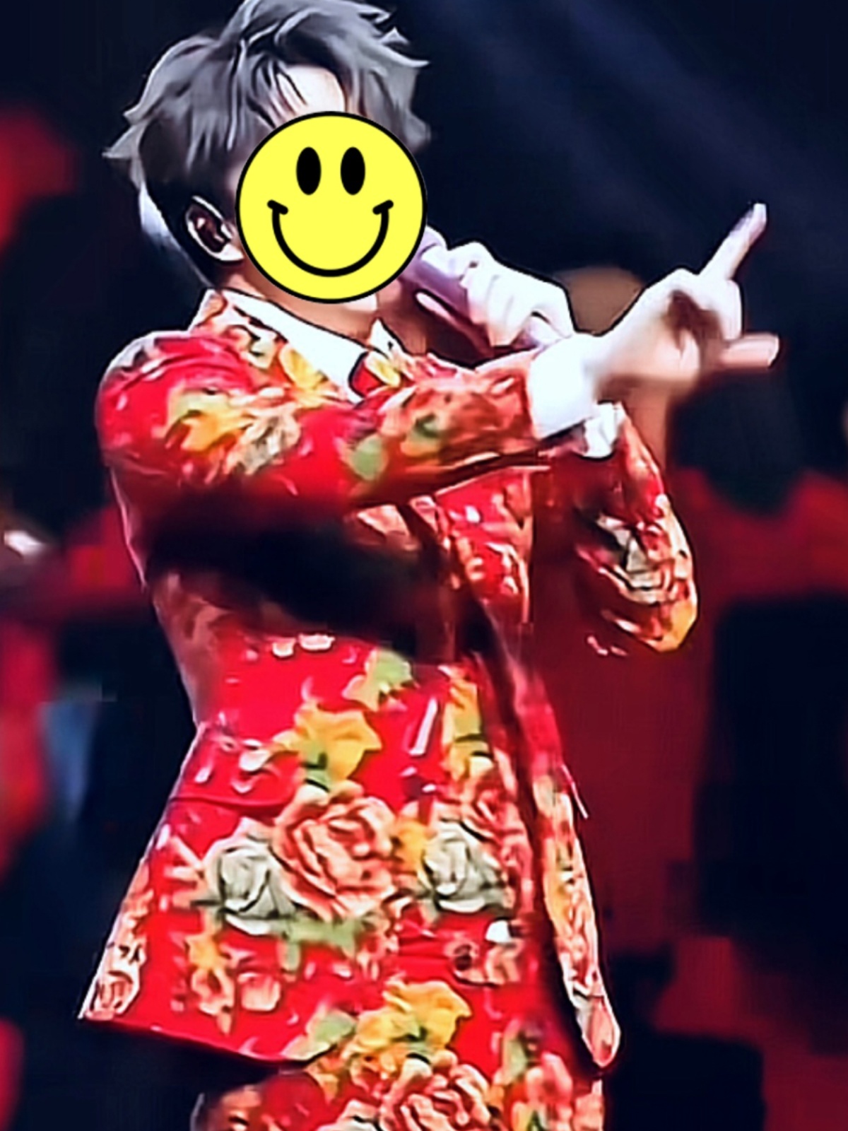 Men'S Hip Formal Wear - Northeast Large Flower Men's Suit Jacket