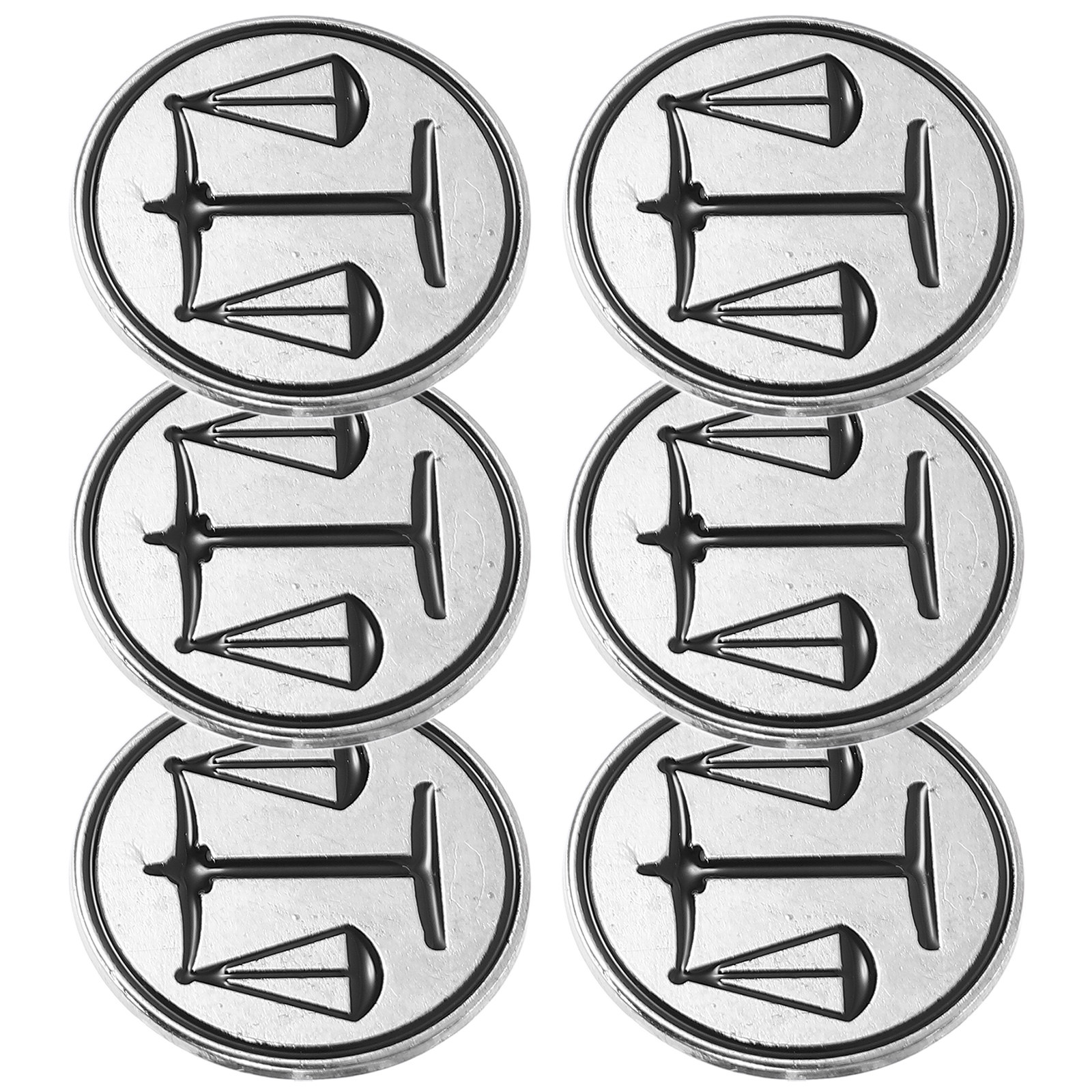 Men'S Formal Wear For Graduation - 6Pcs Vintage Libra Scale Justice Lapel