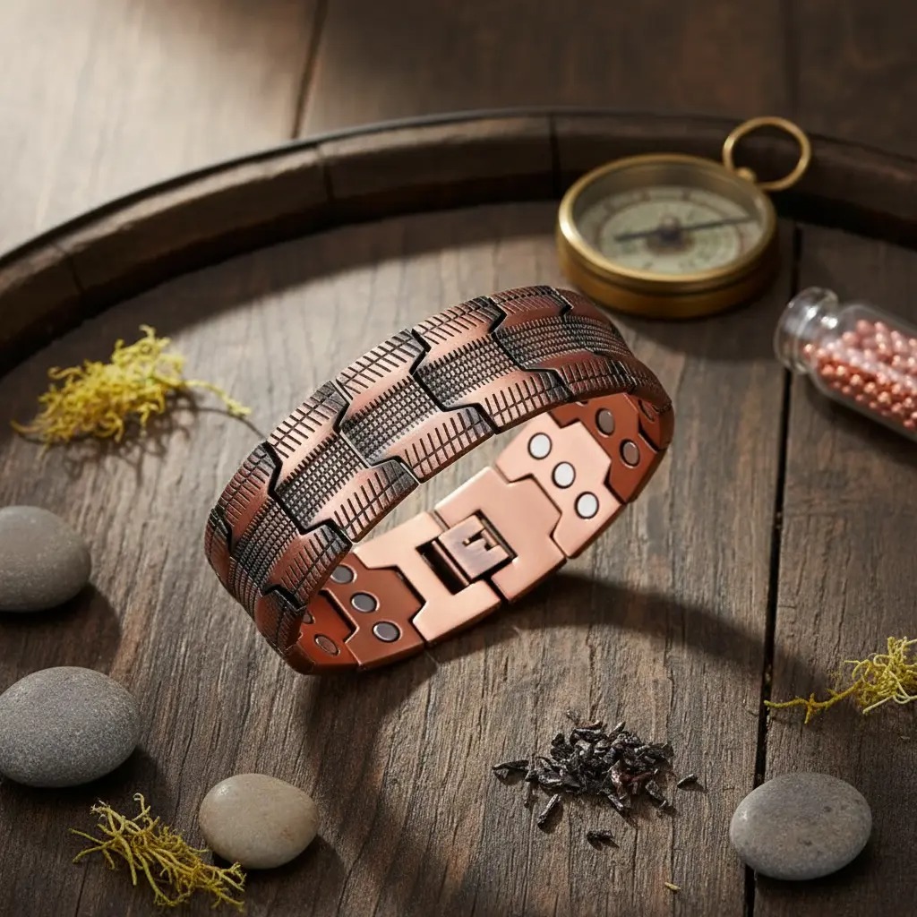 Men'S Formal Wear Jewelry - Men 99.99% Pure Copper Magnetic Bracelet,