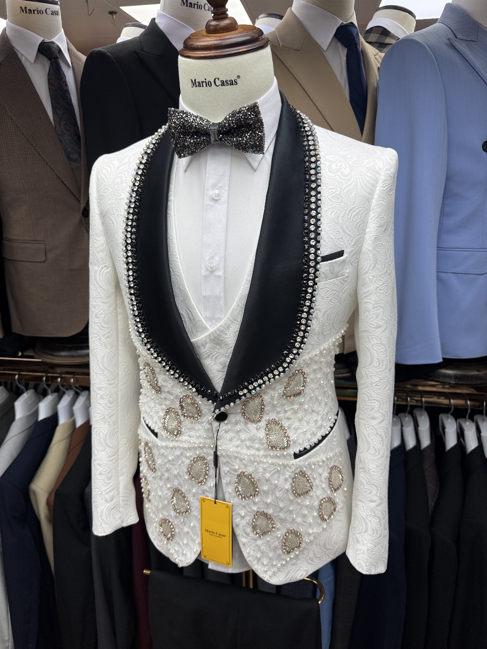 Richly Pearls Beaded Men Suit  - Men Formal Wear Sale recensie en prijs