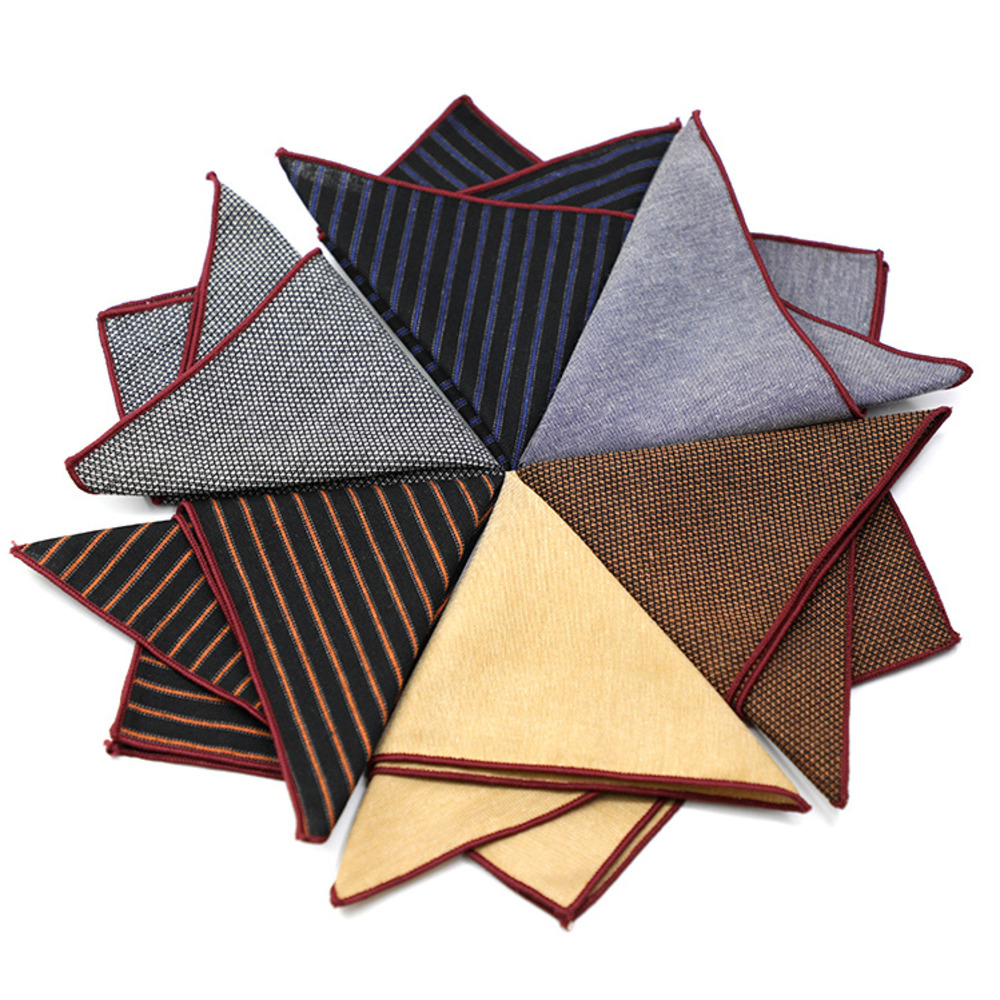Solid Striped Brown Pocket Squ - Men'S Formal Wear For A Wedding recensie en prijs