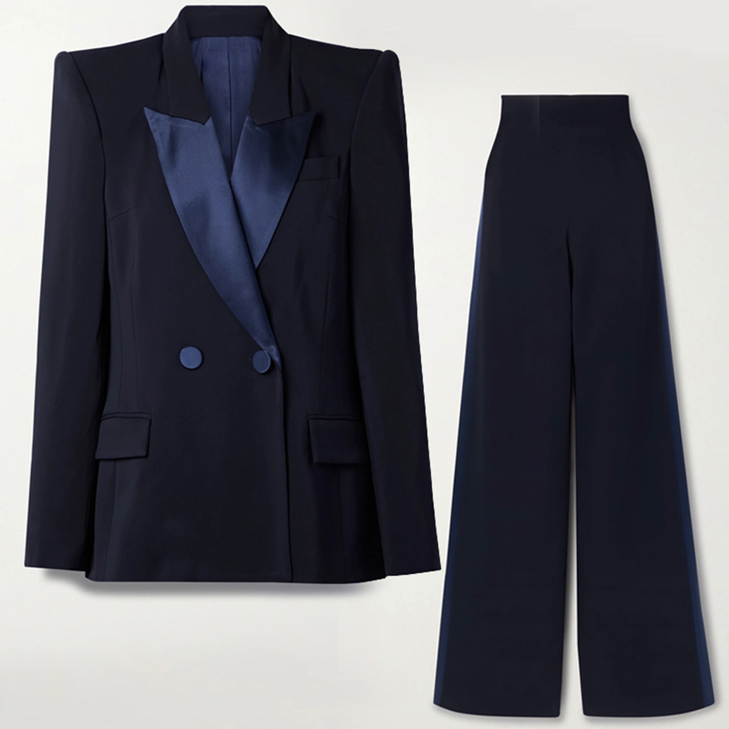 Navy Blue Women's 2 Piece Set  - Double Breasted Blazer recensie en prijs