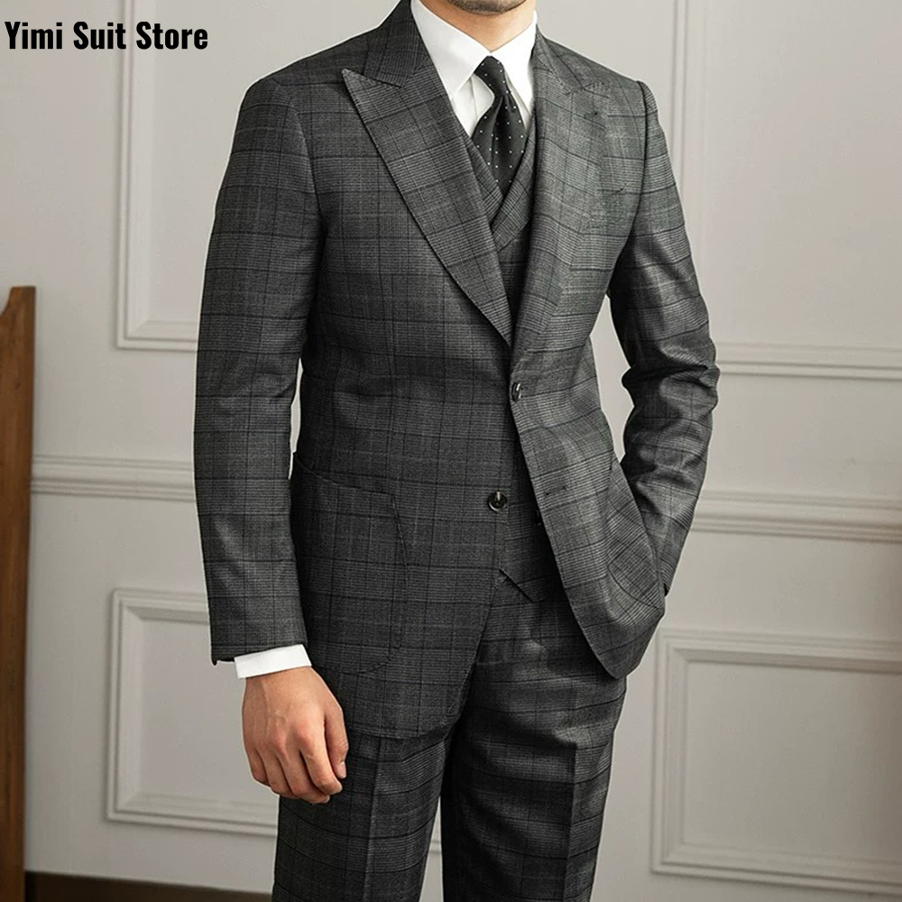 YiMinpwp Men's Suit 3Pcs Set P - Men Formal Wear Modern recensie en prijs