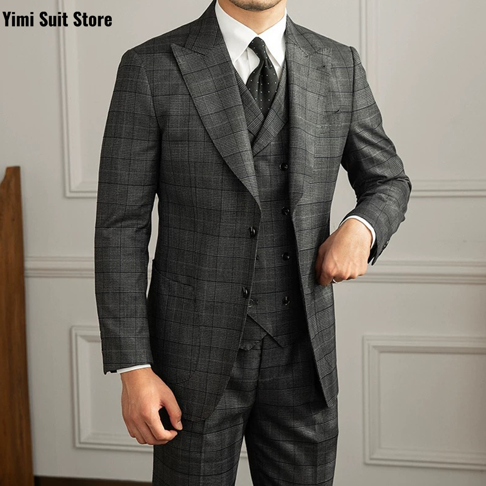 YiMinpwp Men's Suit 3Pcs Set P - Men Formal Wear Modern recensie en prijs