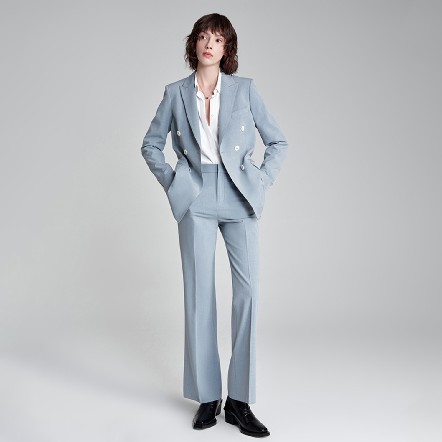 Allingentle Women Pantsuit 2 P - Double Breasted Blazer recensie en prijs