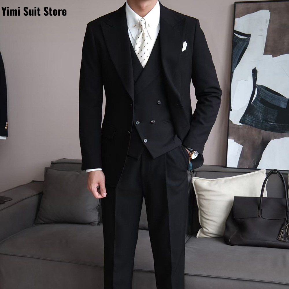 Black High Quality Men's Suits - Men Formal Wear Modern recensie en prijs