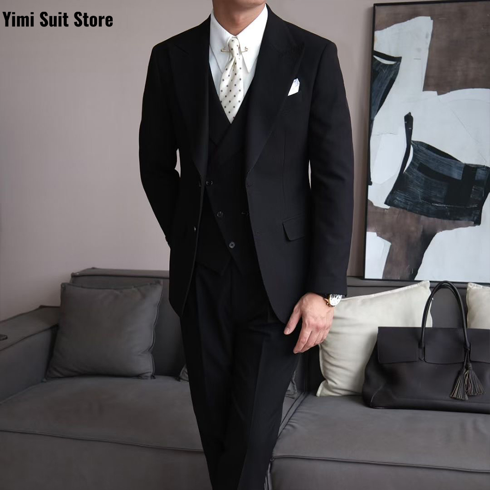 Black High Quality Men's Suits - Men Formal Wear Modern recensie en prijs