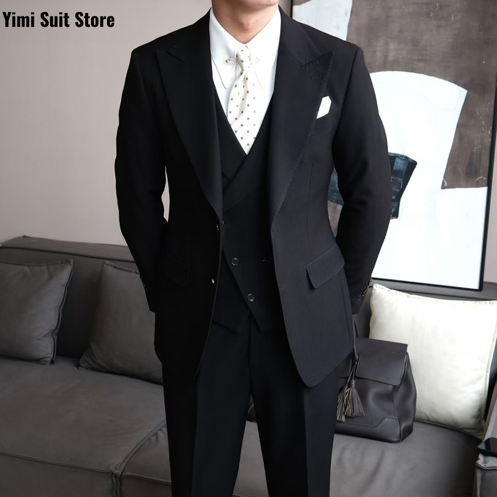 Black High Quality Men's Suits - Men Formal Wear Modern recensie en prijs