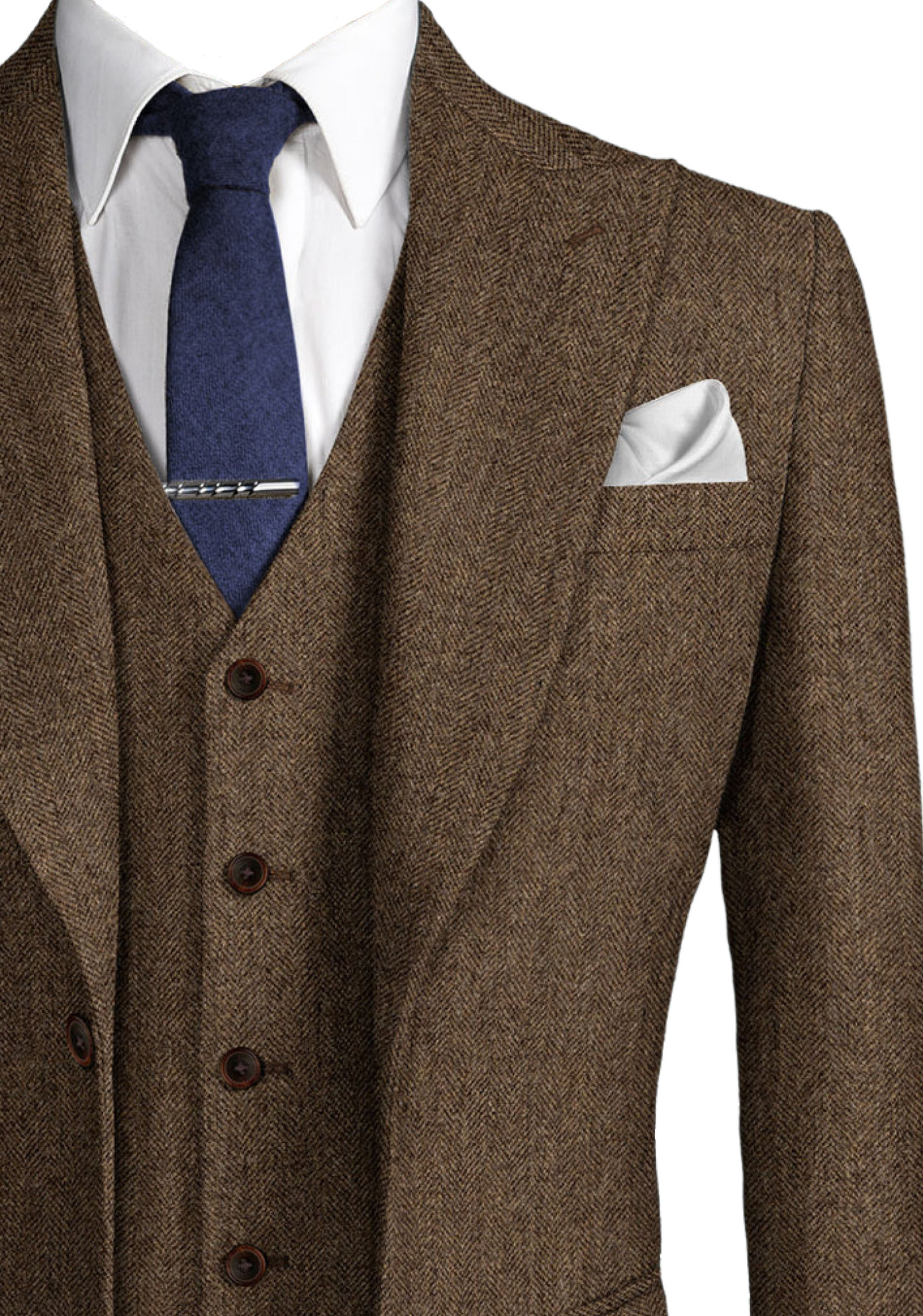 Mens Herringbone Suits 3 Piece - Men'S Formal Wear No Suit recensie en prijs