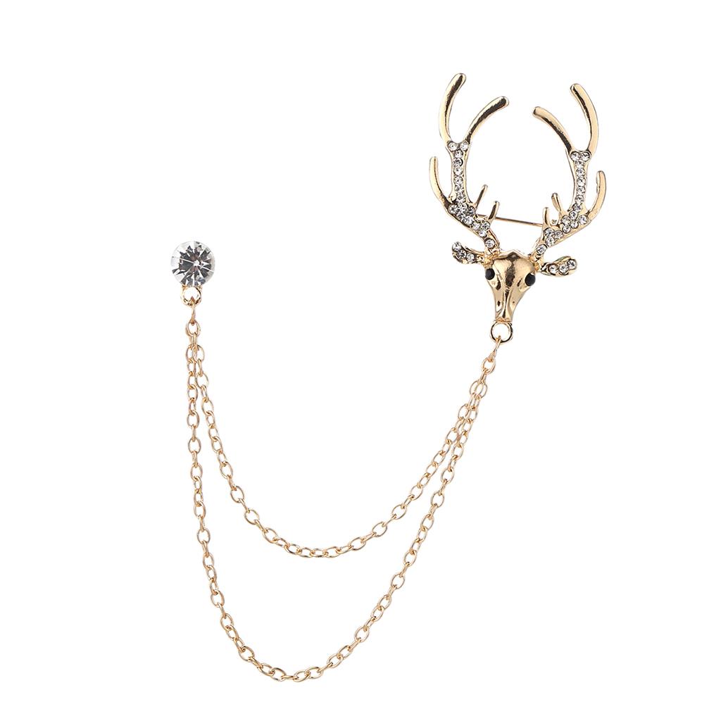 Rhinestone Long Chain Brooch M - Men'S Formal Wear Jewelry recensie en prijs