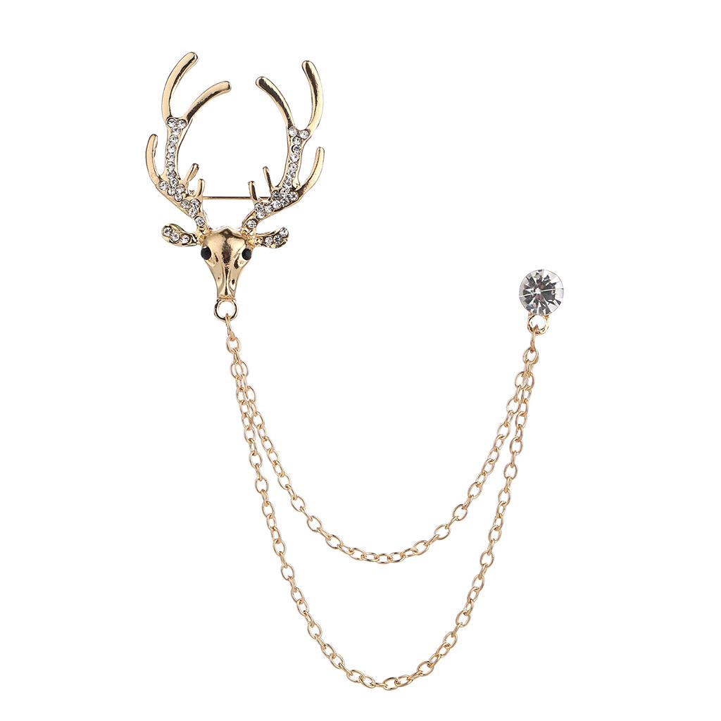 Rhinestone Long Chain Brooch M - Men'S Formal Wear Jewelry recensie en prijs
