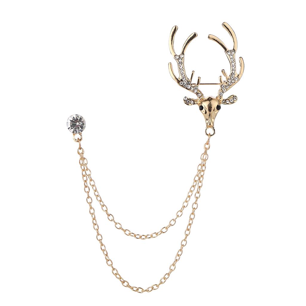 Rhinestone Long Chain Brooch M - Men'S Formal Wear Jewelry recensie en prijs