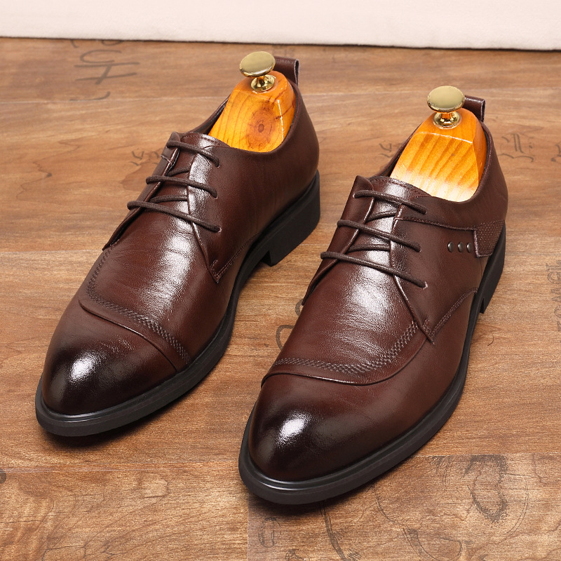 Leather Oxford Shoes With Meta - Men Formal Party Wear Dress recensie en prijs