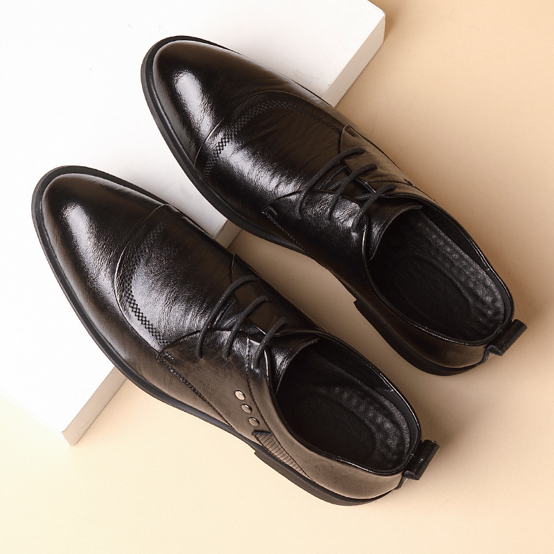 Leather Oxford Shoes With Meta - Men Formal Party Wear Dress recensie en prijs