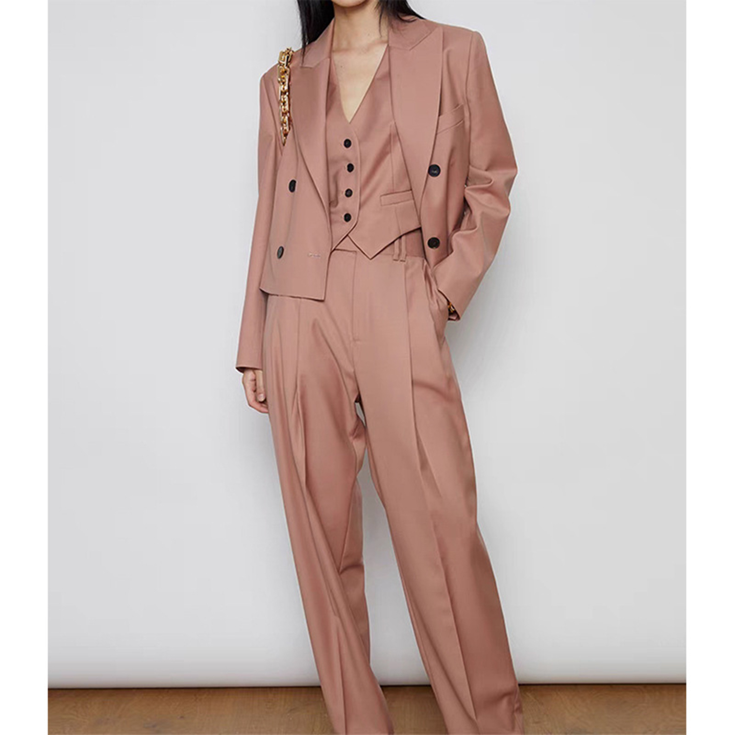 Allingentle Women's Suit Pants - Double Breasted Blazer recensie en prijs