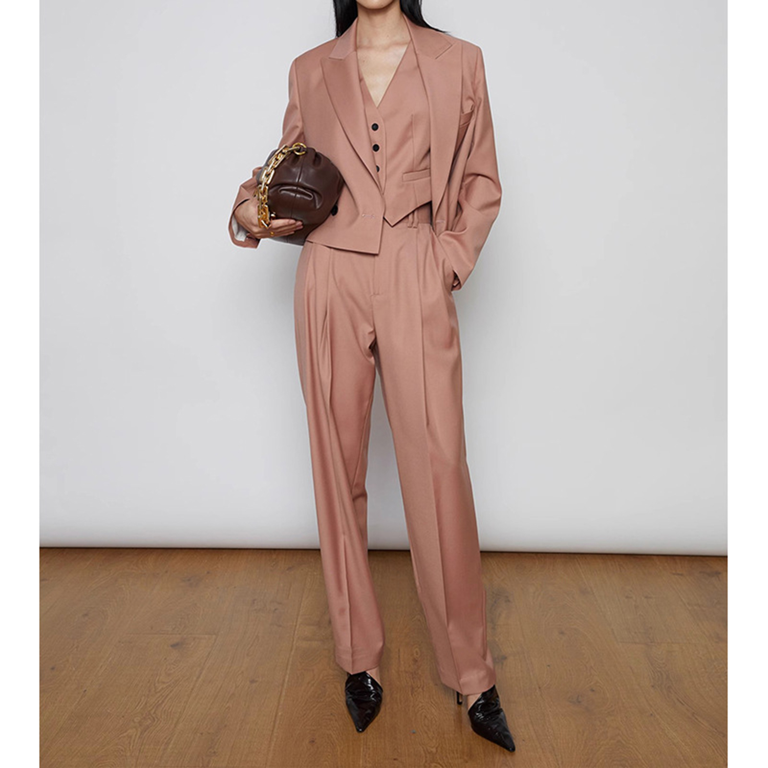 Allingentle Women's Suit Pants - Double Breasted Blazer recensie en prijs