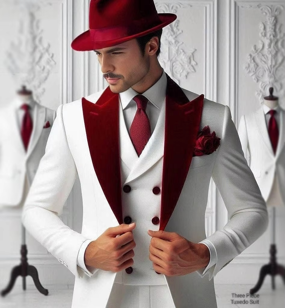 Formal Man Tuxedos Velvet Coll - Men'S Formal Wear For Graduation recensie en prijs