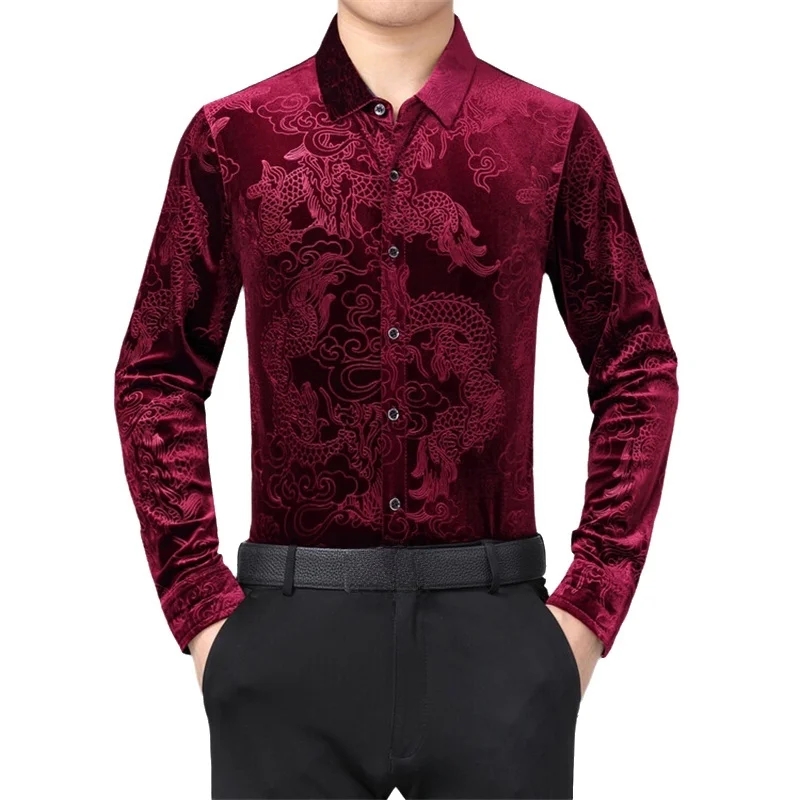 Men's long sleeve shirt Chines - Men Formal Party Wear Dress recensie en prijs