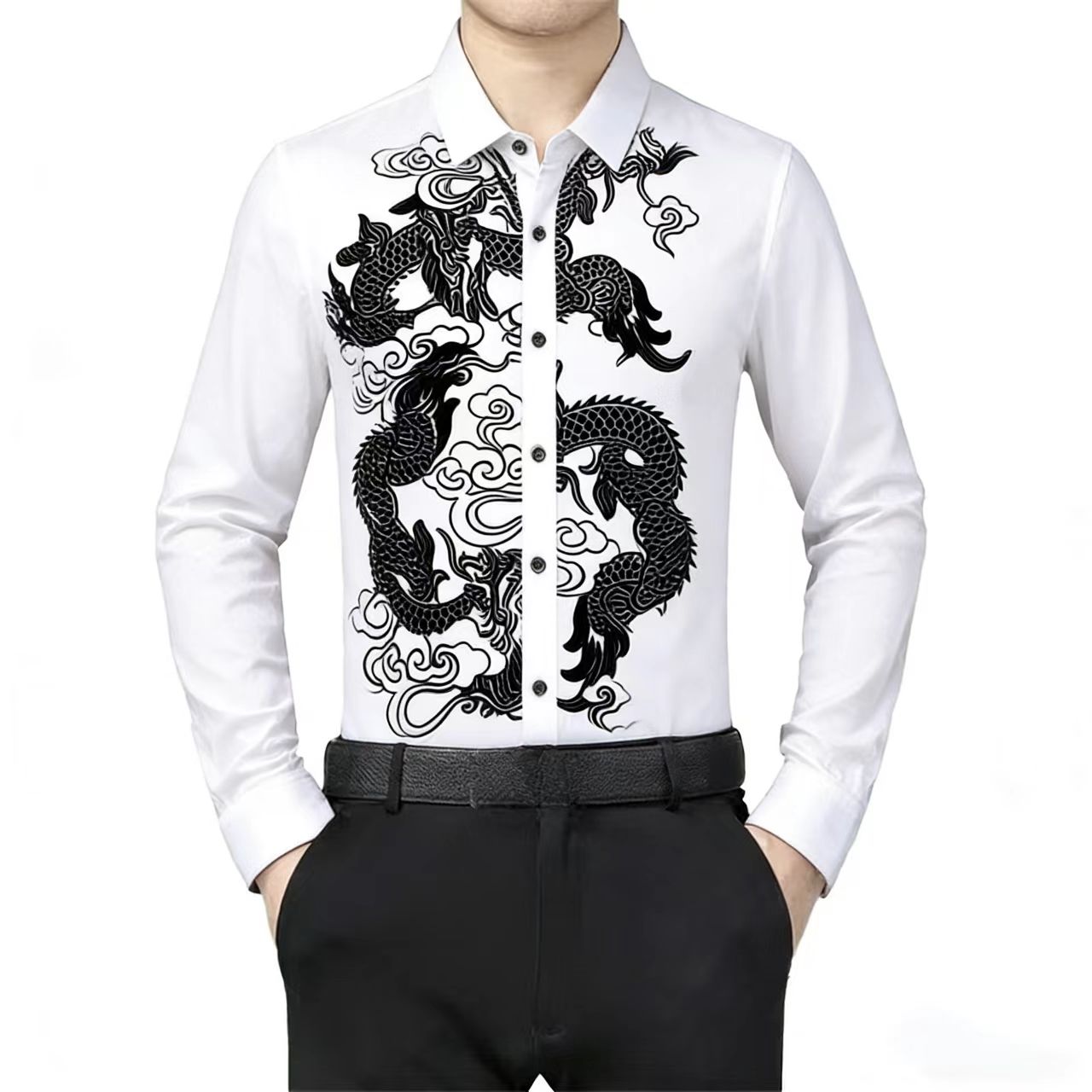 Men's long sleeve shirt Chines - Men Formal Party Wear Dress recensie en prijs