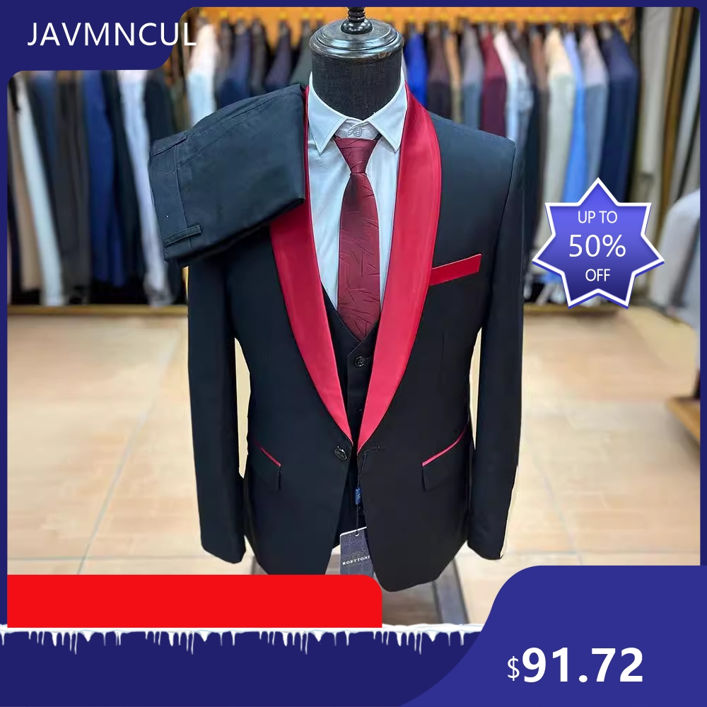 Men's Slim Fit 3 Piece Suit Sh - Men'S Formal Wear For Graduation recensie en prijs