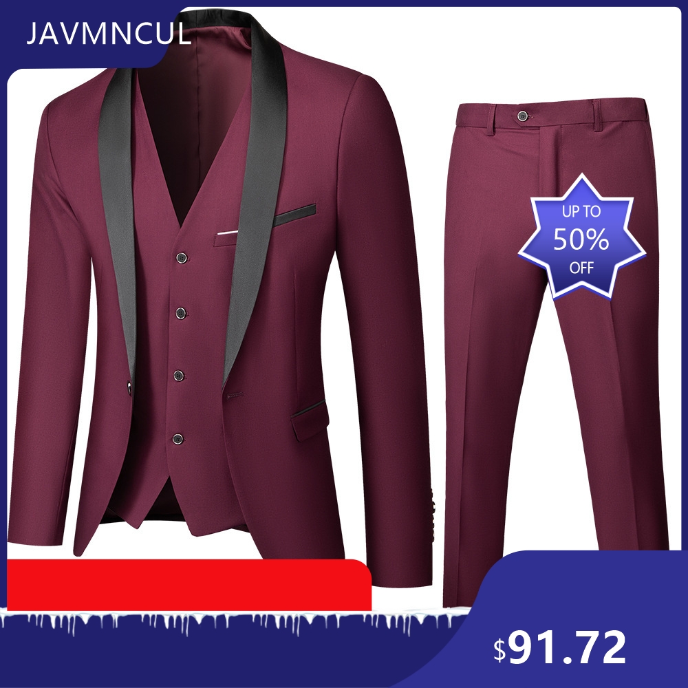 Men's Wedding 3 Piece Suit Set - Men'S Formal Wear For Graduation recensie en prijs
