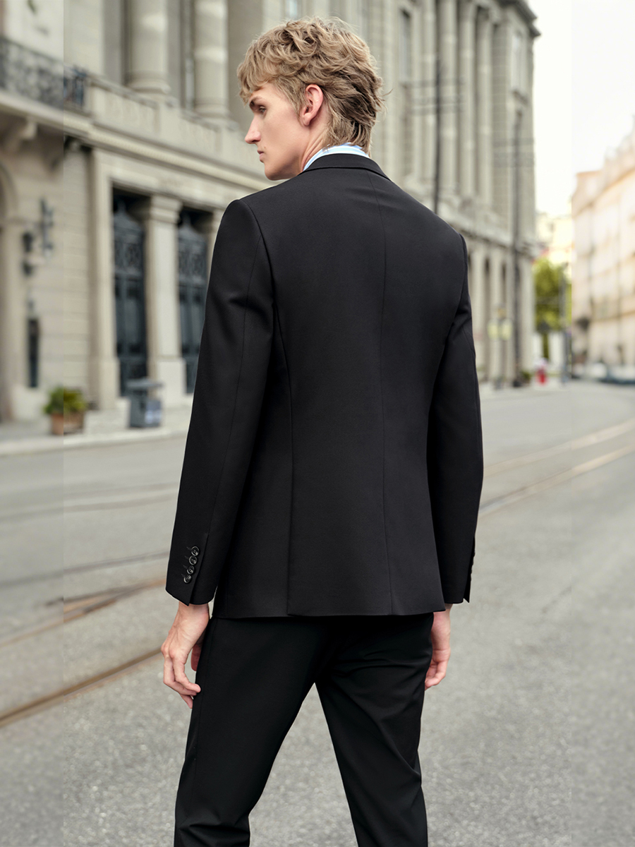 Elastic Men‘s Black Suit Set:  - Men'S Formal Wear For Engagement recensie en prijs