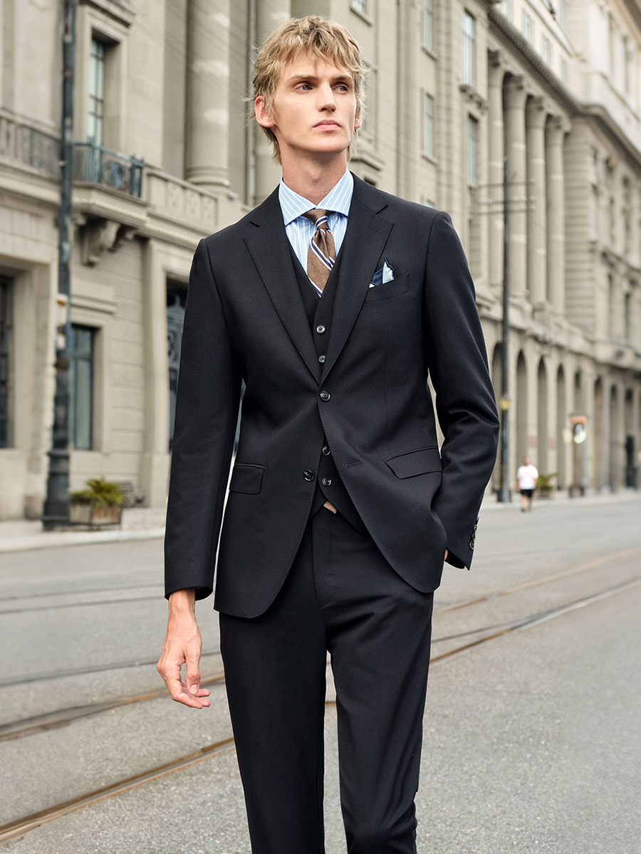 Elastic Men‘s Black Suit Set:  - Men'S Formal Wear For Engagement recensie en prijs