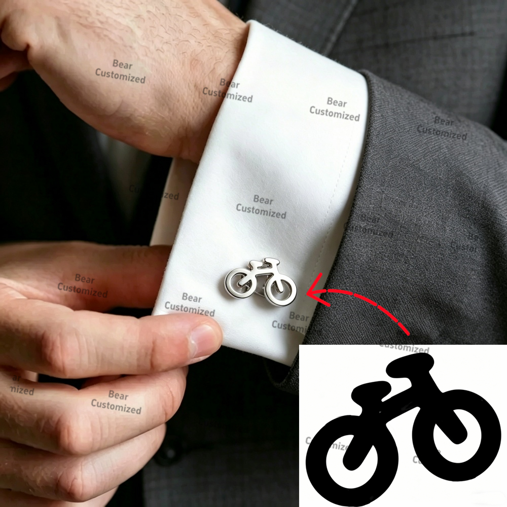 Men Custom Logo Tie Clip Cuffl - Men'S Formal Wear For A Wedding recensie en prijs