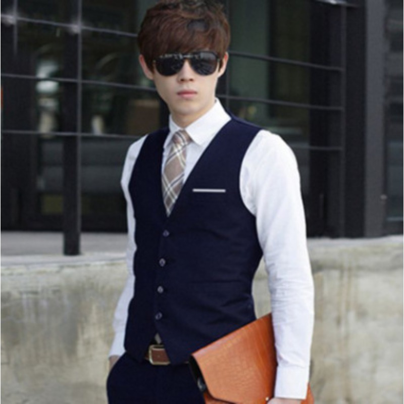 Men British Slim Fit Suit Vest - Men Formal Wear Office recensie en prijs