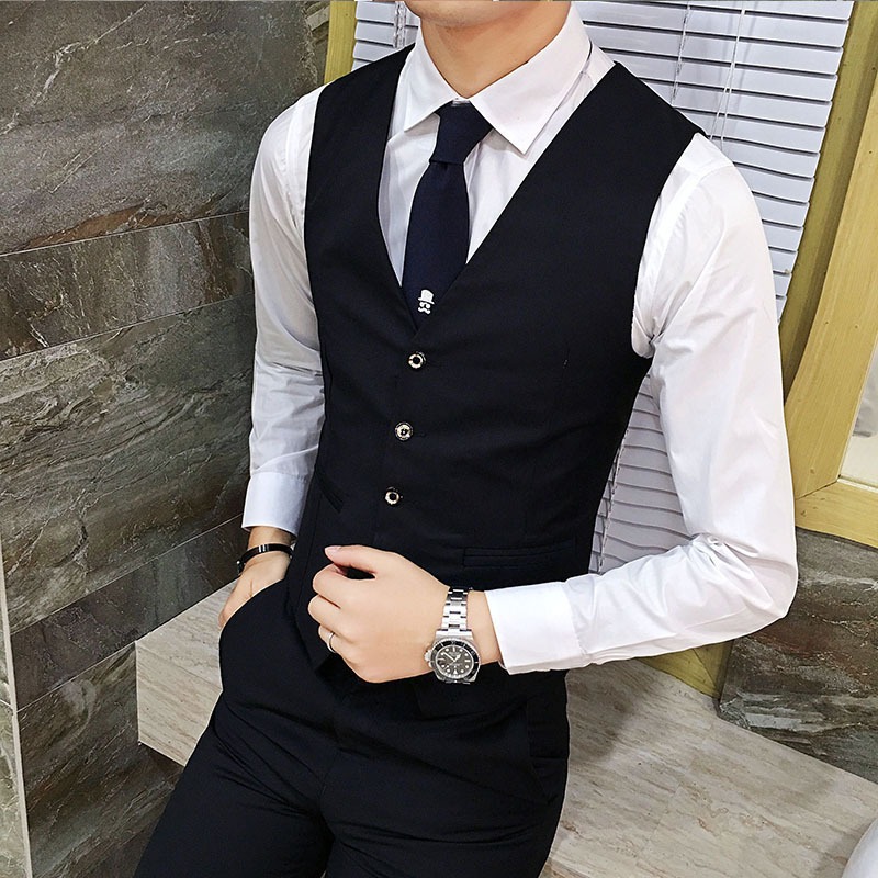 Men British Slim Fit Suit Vest - Men Formal Wear Office recensie en prijs