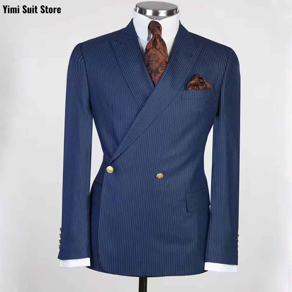 Pinstripe Men Suits 2 Pieces O - Men Formal Wear Modern recensie en prijs