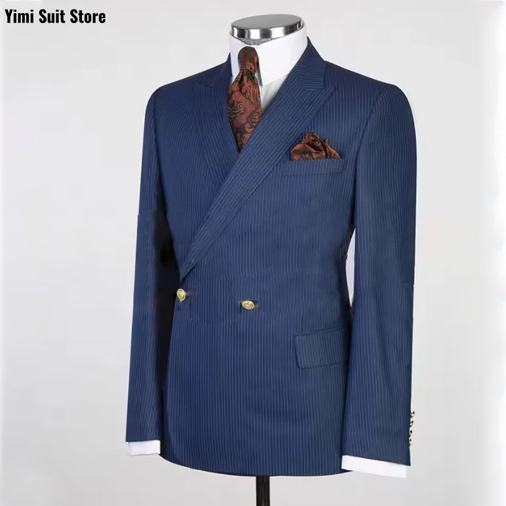 Pinstripe Men Suits 2 Pieces O - Men Formal Wear Modern recensie en prijs