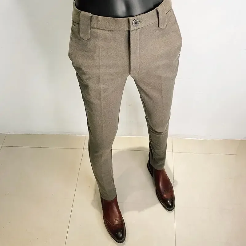 Autumn Winter Thickened Woolen - Men Formal Wear Office recensie en prijs