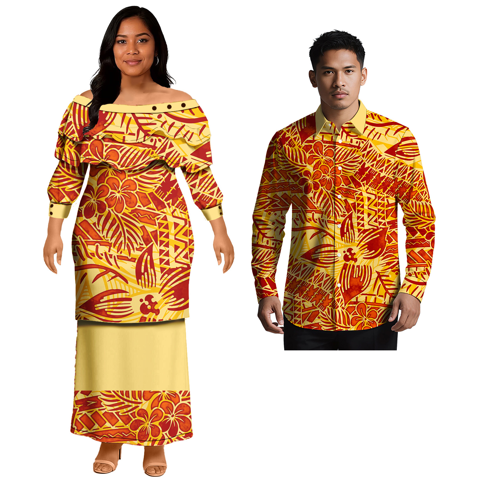 Popular Design Custom Couple C - Men'S Hawaiian Formal Wear recensie en prijs
