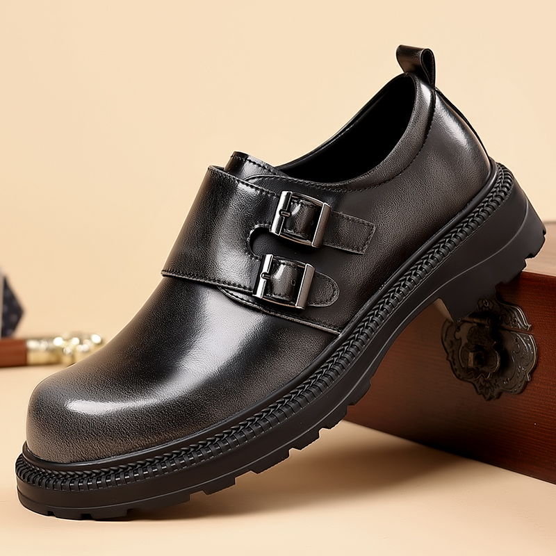 Retro Brown Men's Leather Casu - High End Men'S Formal Wear recensie en prijs