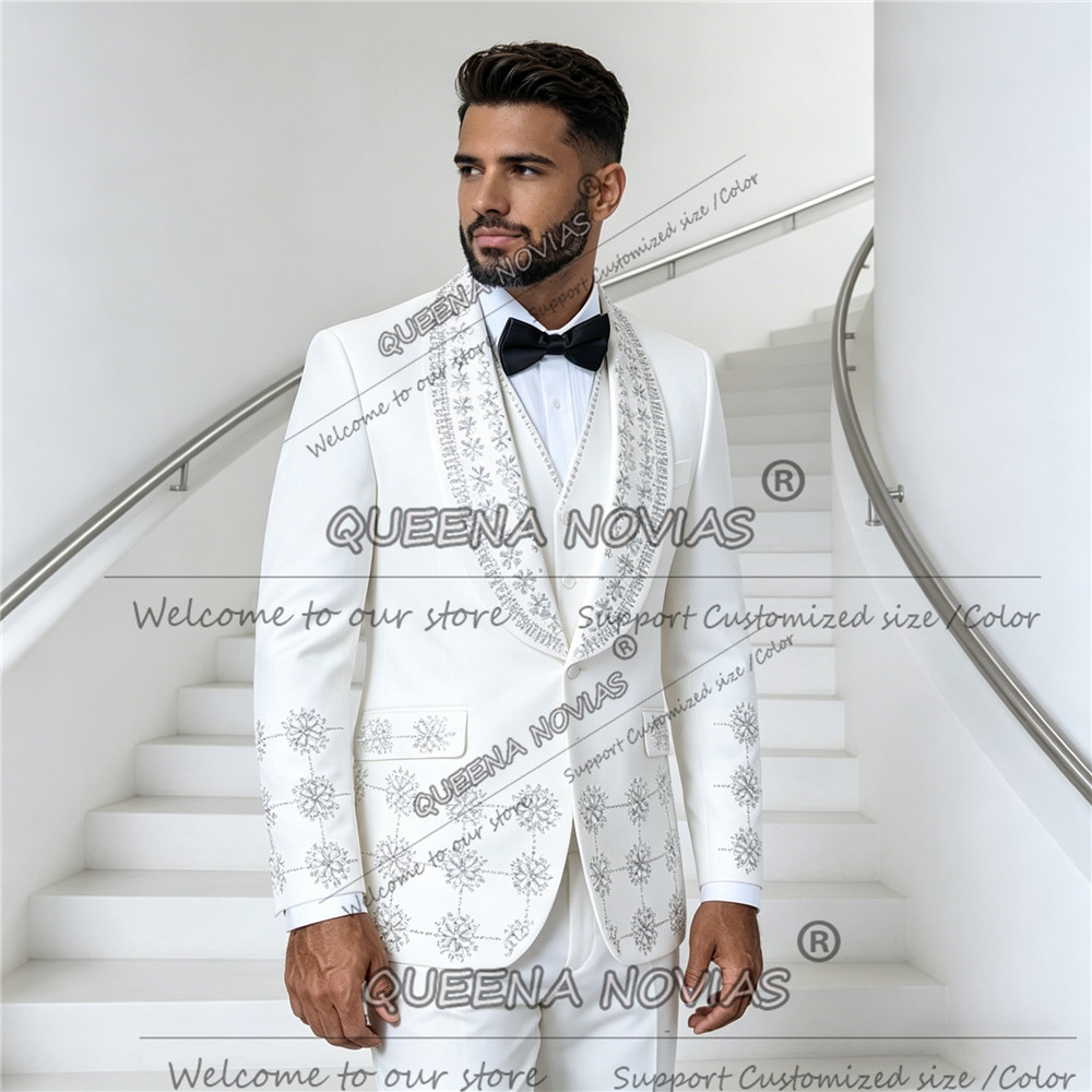 Exclusive White Men's Suit For - Men'S Formal Wear Jewelry recensie en prijs