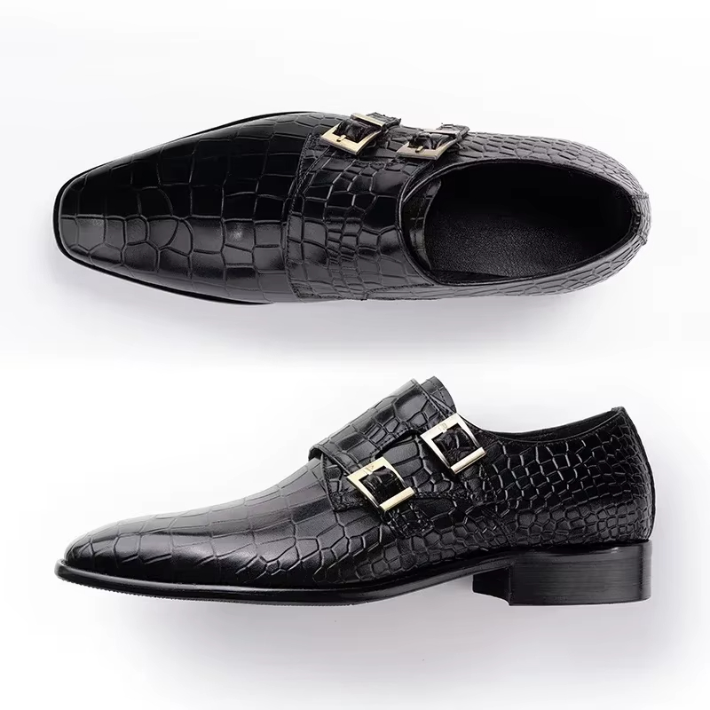 Men's Genuine Leather Dress Lo - Men Formal Party Wear Dress recensie en prijs