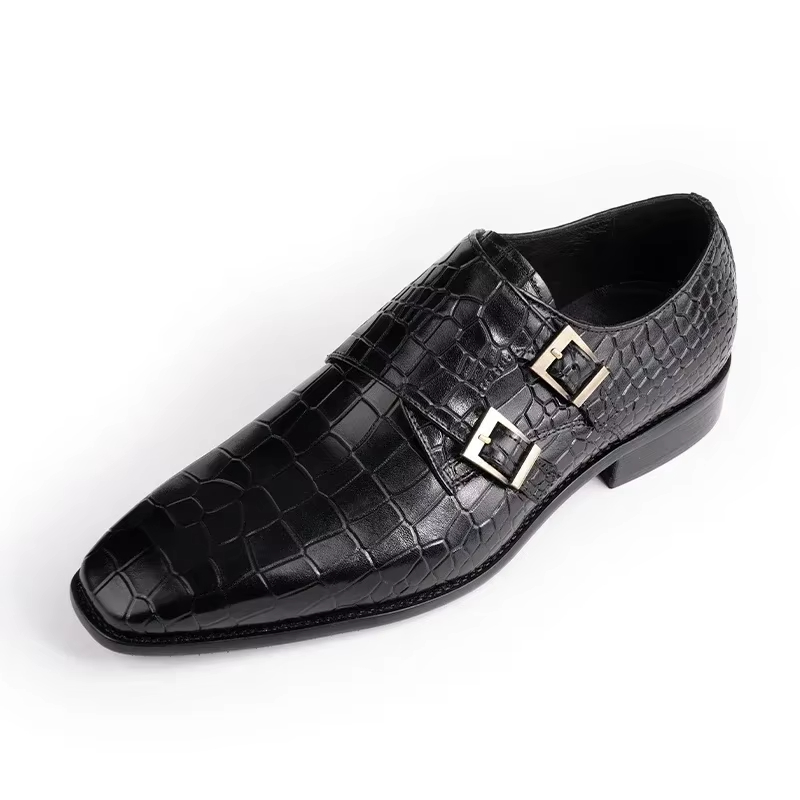 Men's Genuine Leather Dress Lo - Men Formal Party Wear Dress recensie en prijs