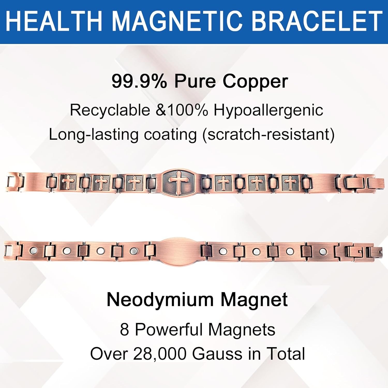 Men 99.99% Pure Copper Magneti - Men'S Formal Wear Jewelry recensie en prijs