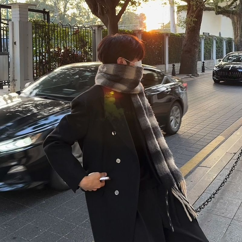 Korean Inspired Men's Wool Ove - High End Men'S Formal Wear recensie en prijs