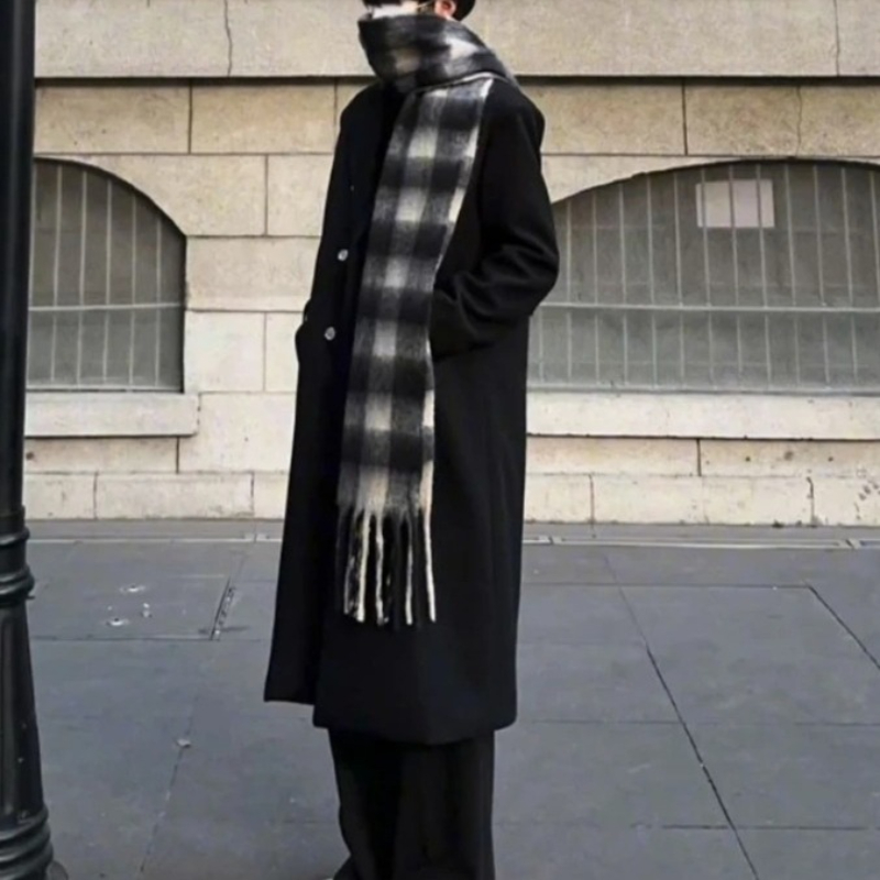 Korean Inspired Men's Wool Ove - High End Men'S Formal Wear recensie en prijs