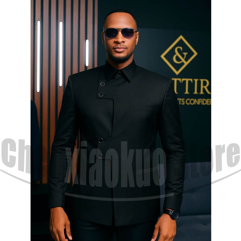 Fashion Mandarin Collar Mens S - Men Formal Wear Modern recensie en prijs
