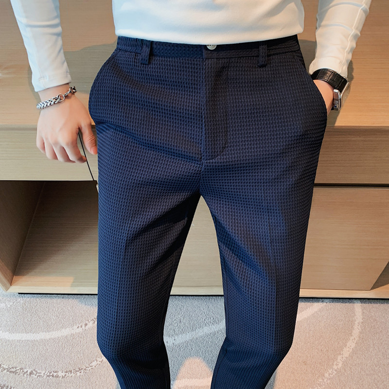 2024 Autumn New Waffle Stretch - Men'S Formal Wear For A Wedding recensie en prijs