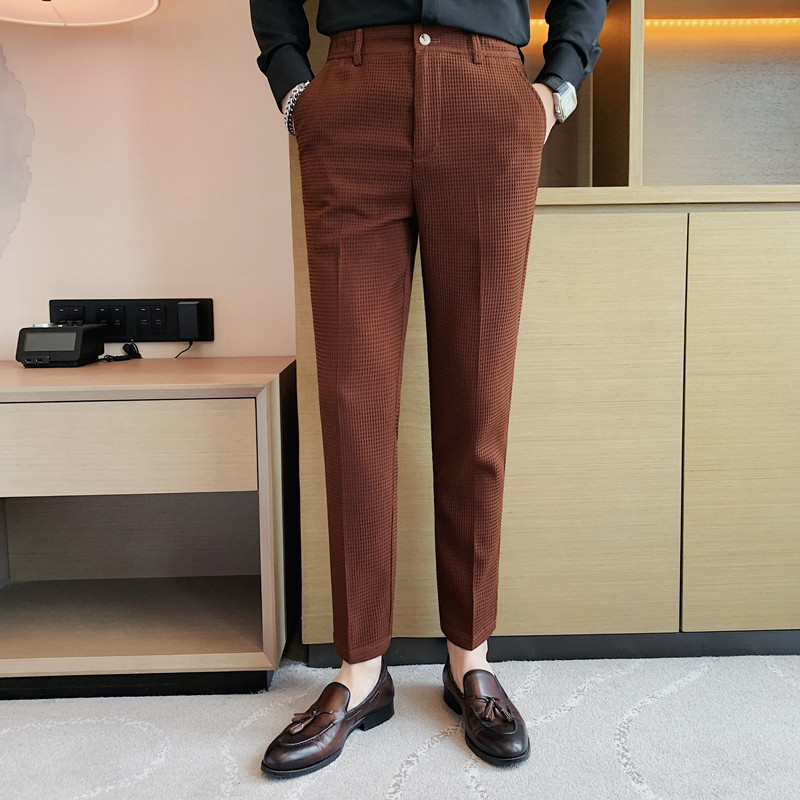 2024 Autumn New Waffle Stretch - Men'S Formal Wear For A Wedding recensie en prijs