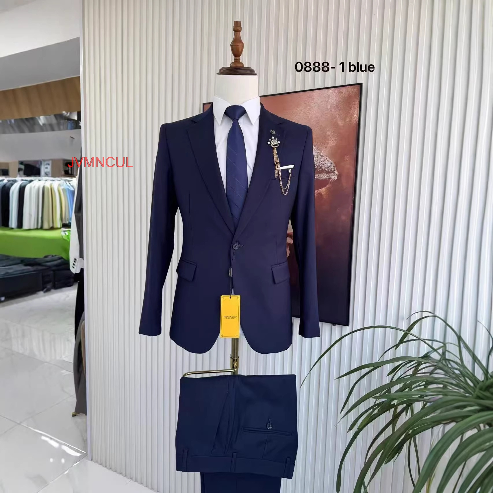 Men's Solid Color 2 Piece Suit - Men'S Formal Wear For Reception recensie en prijs