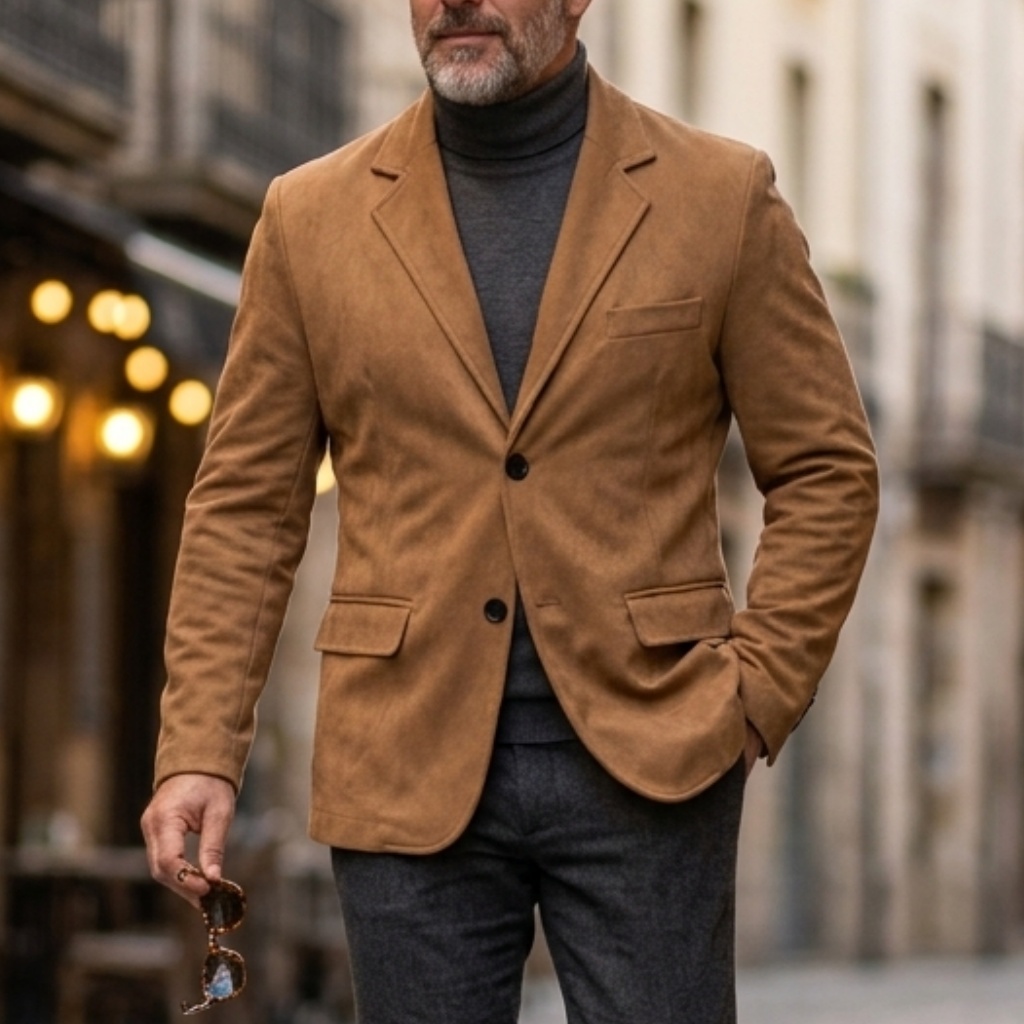 Men's Vintage Smart Casual Sue - Men Formal Wear Office recensie en prijs