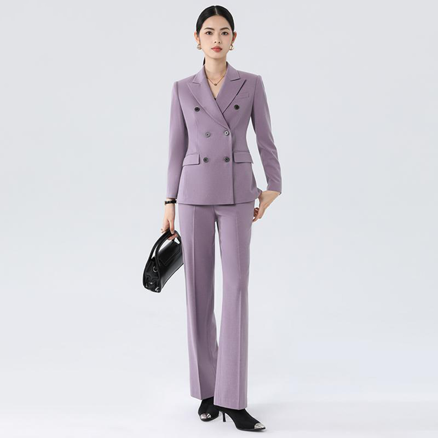 Allingentle Purple Women's Sui - Double Breasted Blazer recensie en prijs
