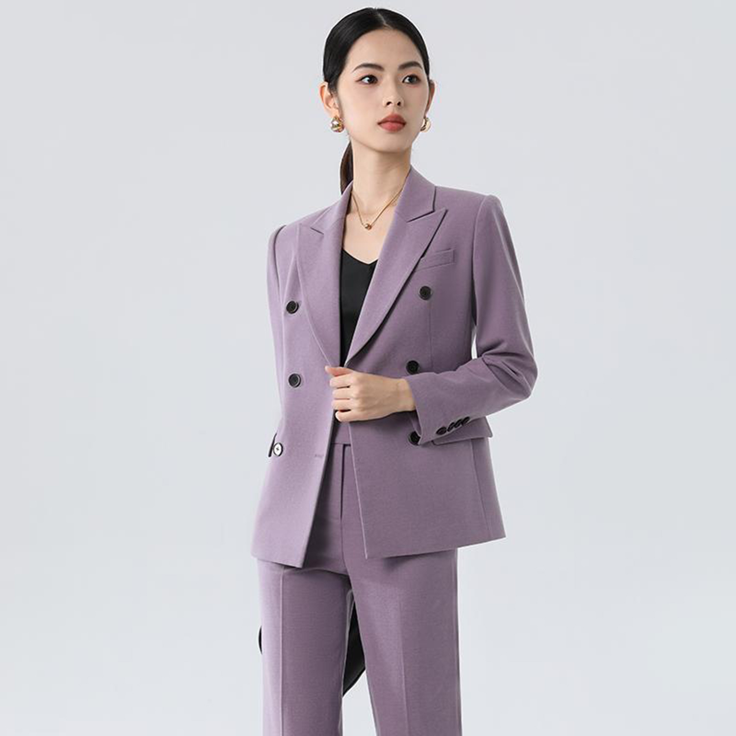 Allingentle Purple Women's Sui - Double Breasted Blazer recensie en prijs