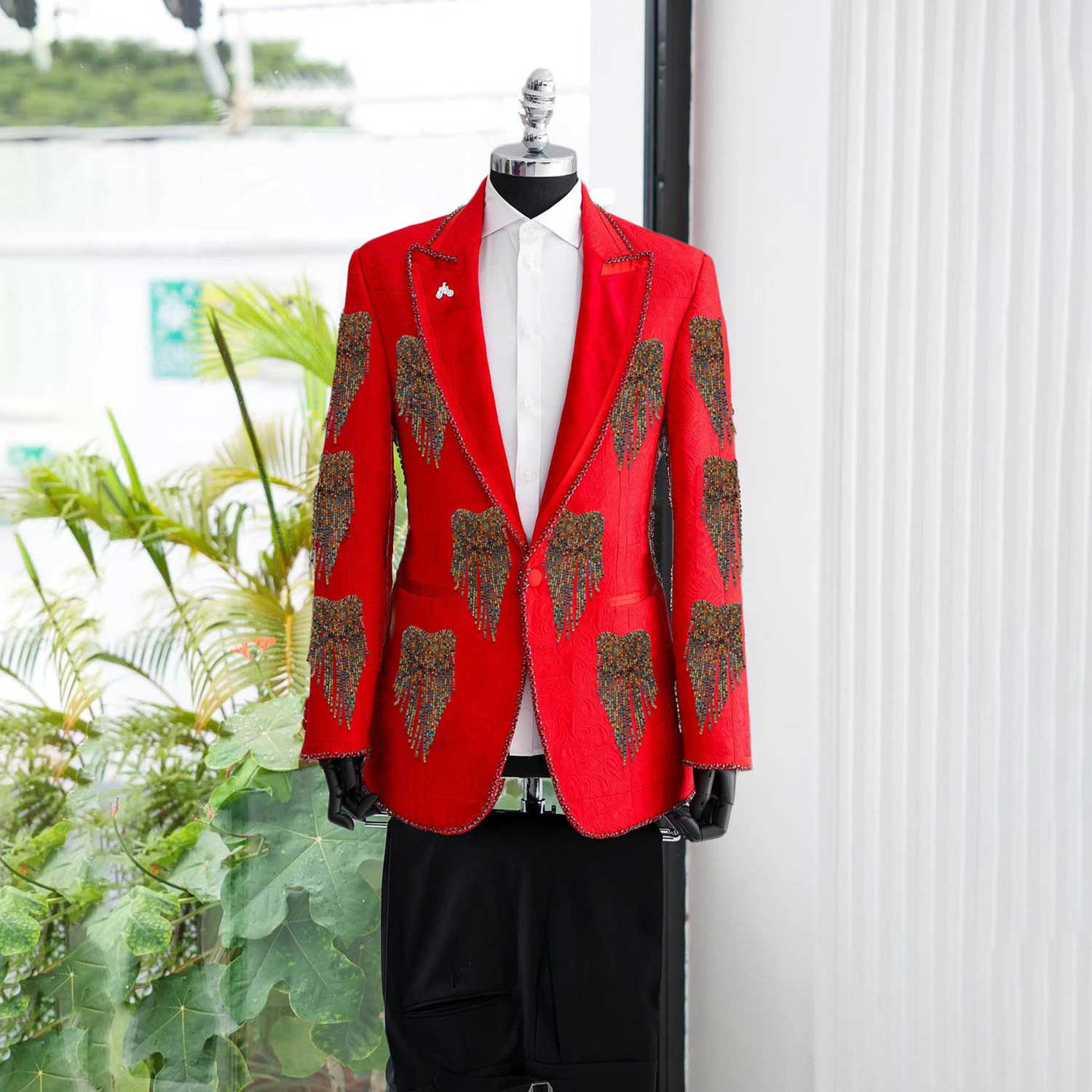 Fashion Wedding Men Suit Cryst - Men'S Formal Wear No Suit recensie en prijs