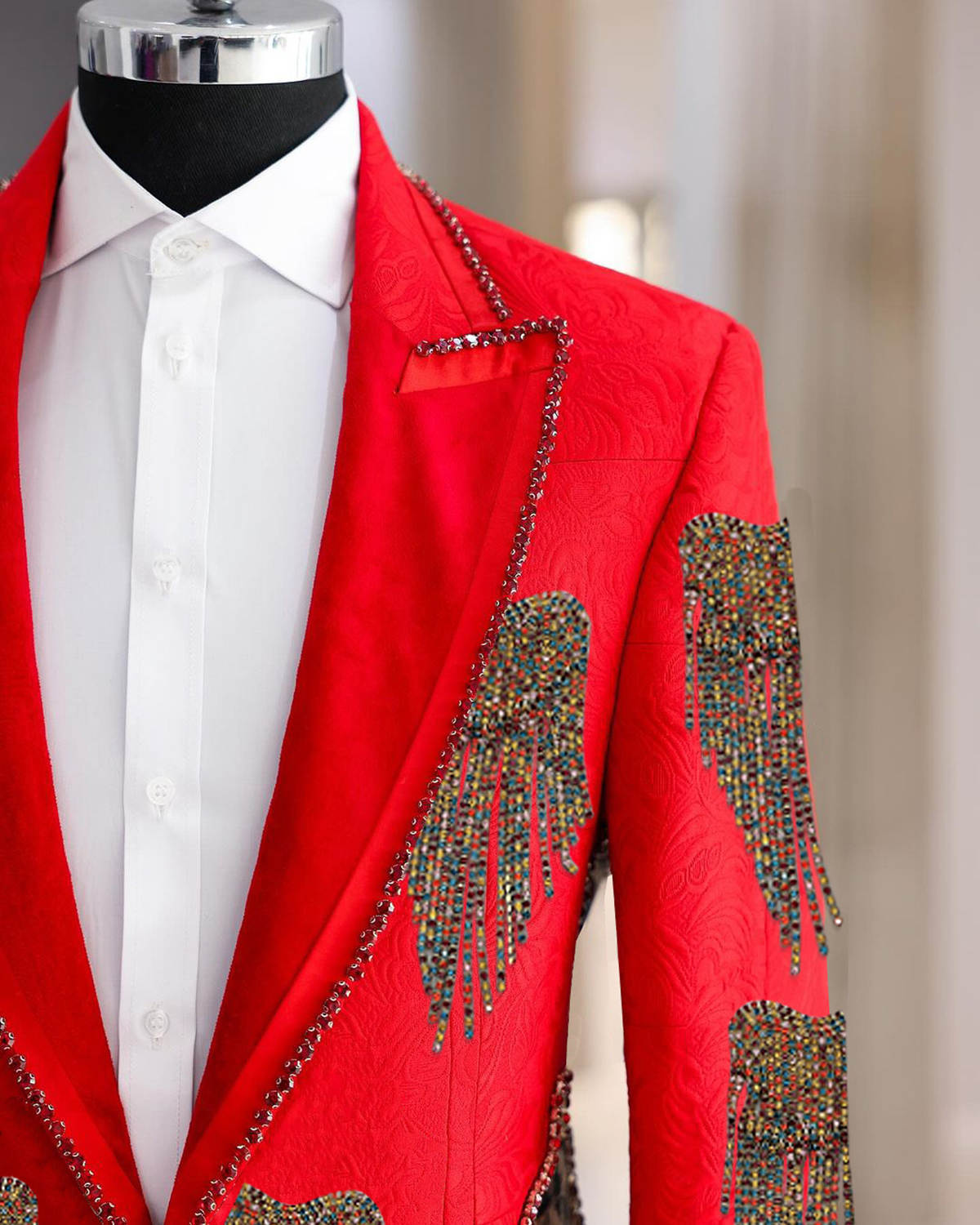 Fashion Wedding Men Suit Cryst - Men'S Formal Wear No Suit recensie en prijs
